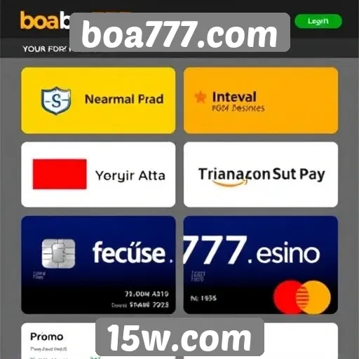 Opções de pagamento disponíveis no boa777.com